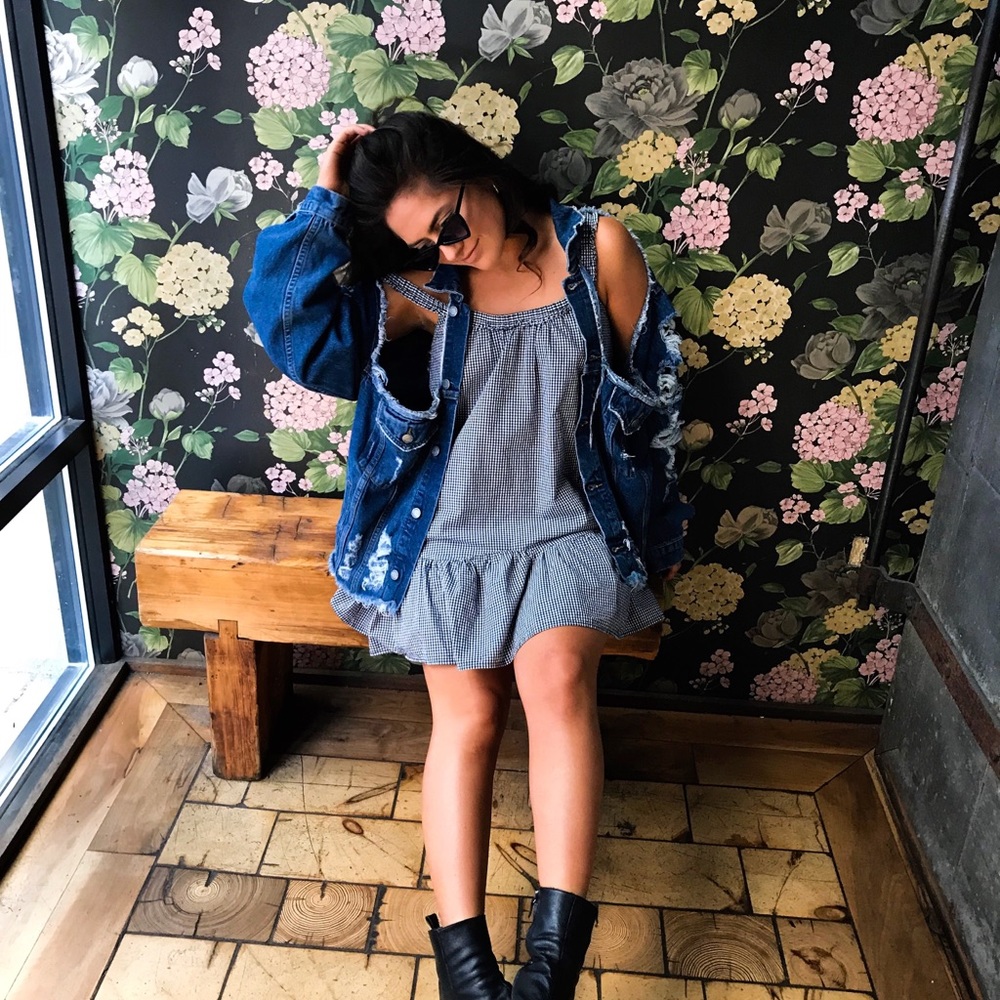 LF Ripped Jean Jacket - Picture 2 of 2